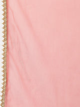 Pink Printed Rayon Suit Set