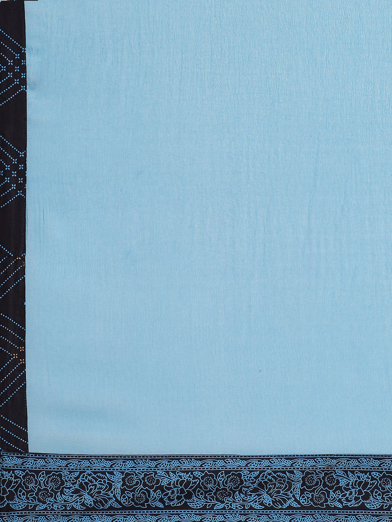 Navy Blue Solid Rayon Suit Set