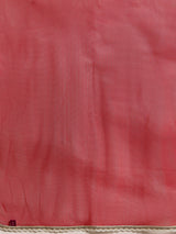 Maroon Solid Silk Blend Suit Set